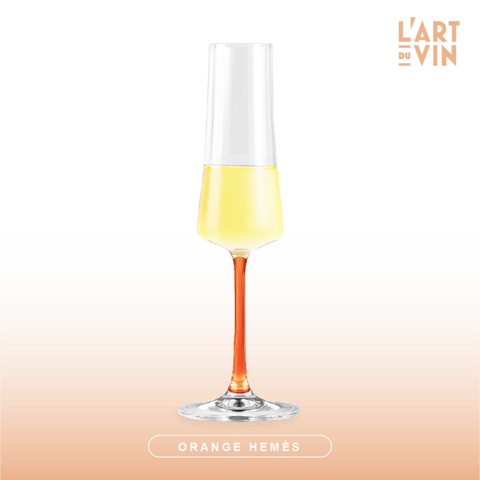 Jogo de Taças de Vinho Espumante Cristal Colorido Coleção Extreme Colors 210ml 6 Peças