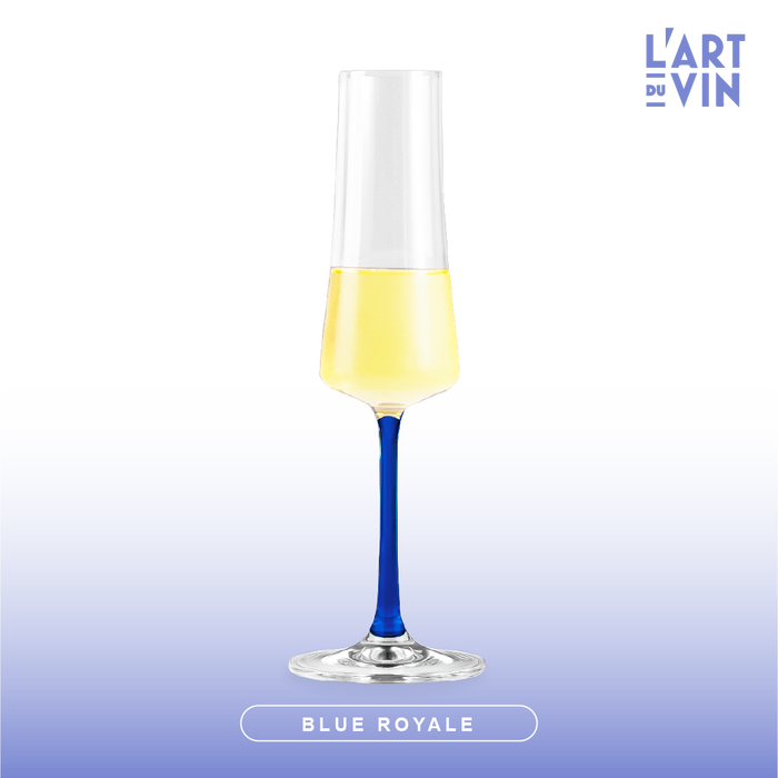 Jogo de Taças de Vinho Espumante Cristal Colorido Coleção Extreme Colors 210ml 6 Peças