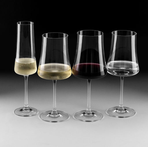 Kit Quattro 24 taças de vinho e champanhe