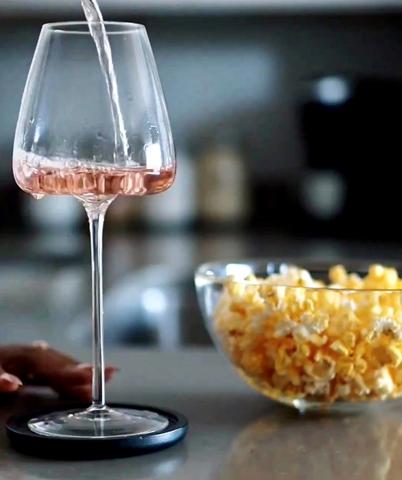 Jogo de Taças de Vinho Cristal Coleção Máxima 600ml de Haste Longa 2 Peças