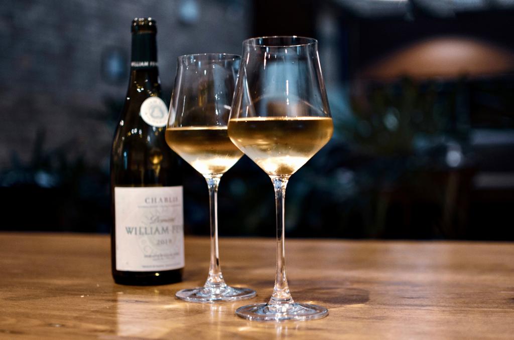 Taça de vinho branco cristal