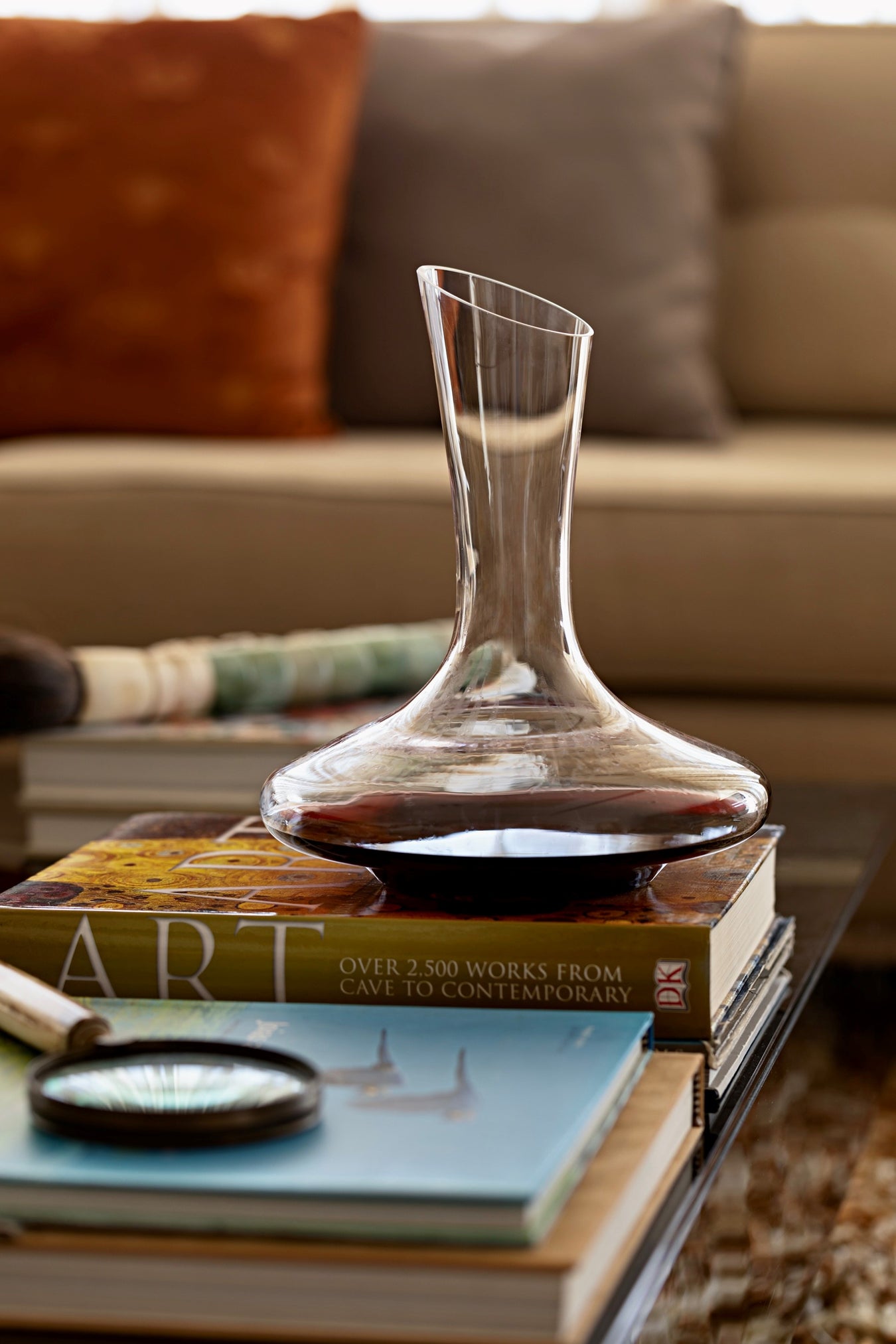 DECANTER DE VINHO DE CRISTAL