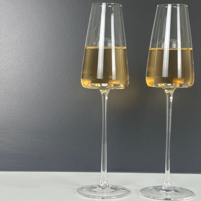 Jogo de Taças de Espumante Cristal Coleção Máxima 300ml 2 Peças