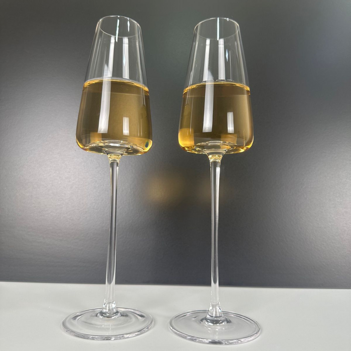 Jogo de Taças de Espumante Cristal Coleção Máxima 300ml 2 Peças