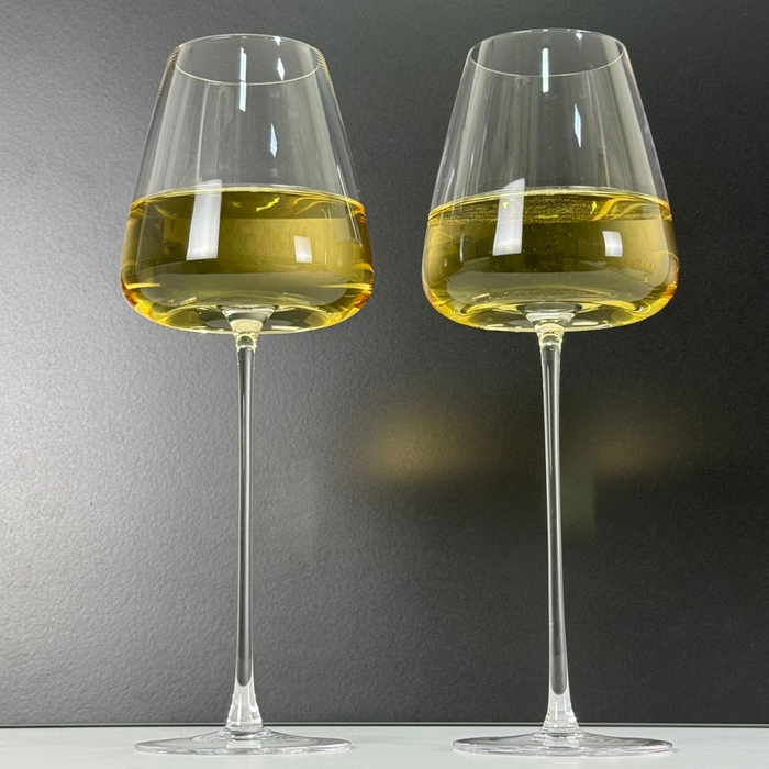 Jogo de Taças de Vinho Cristal Coleção Máxima 600ml de Haste Longa 2 Peças