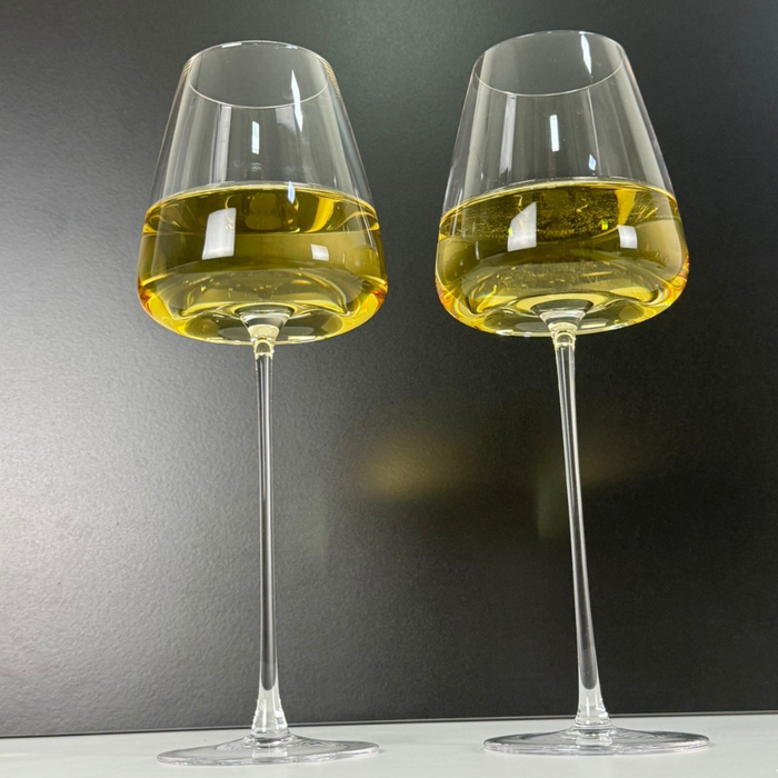 Jogo de Taças de Vinho Cristal Coleção Máxima 600ml de Haste Longa 2 Peças