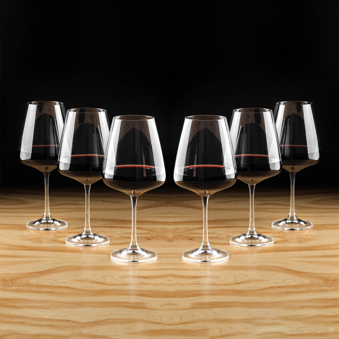 Jogo de Taças de Vinho Cristal Coleção Sublime 570ml 6 Peças