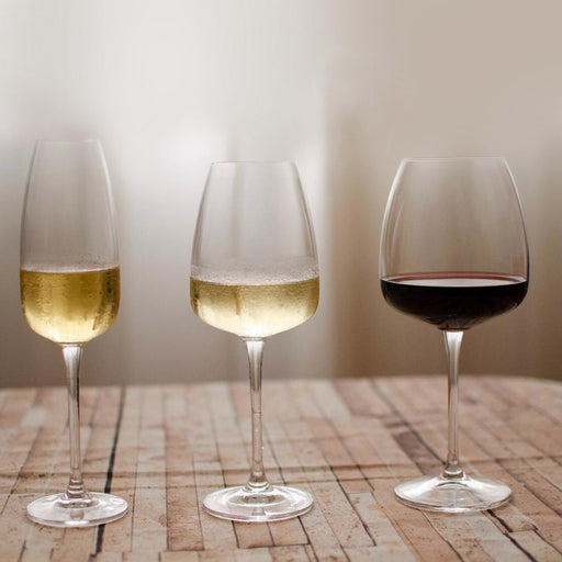 Novo Kit Tre Sommelier 18 taças de vinho e champanhe de cristal Bohemia