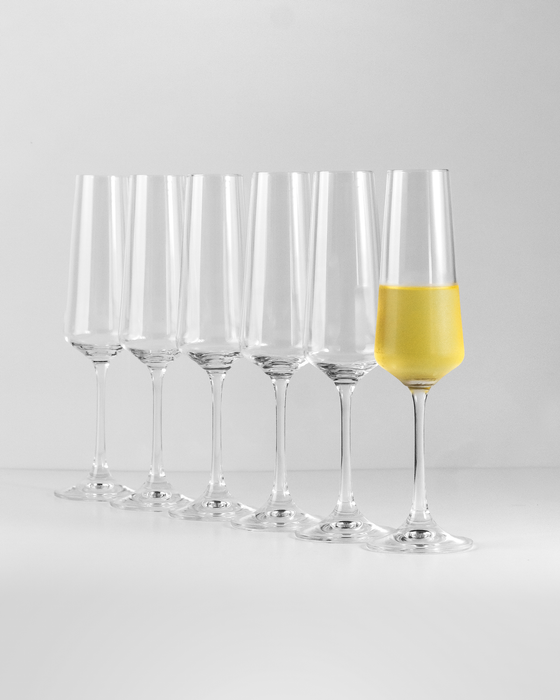 Jogo de taças de cristal para champagne 160 ml