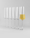 Jogo de 6 taças de cristal para champagne 210ml