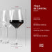 Preço taça de vinho tinto cristal bohemia 